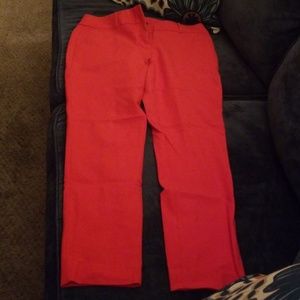Red Skinny Julie Fit Pants